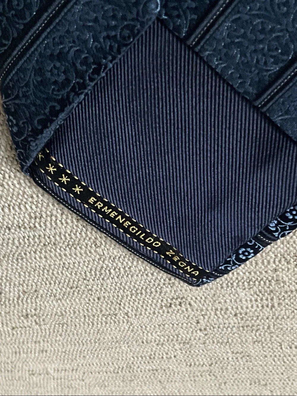 Ermenegildo Zegna refined navy